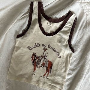 UO graphic tank top